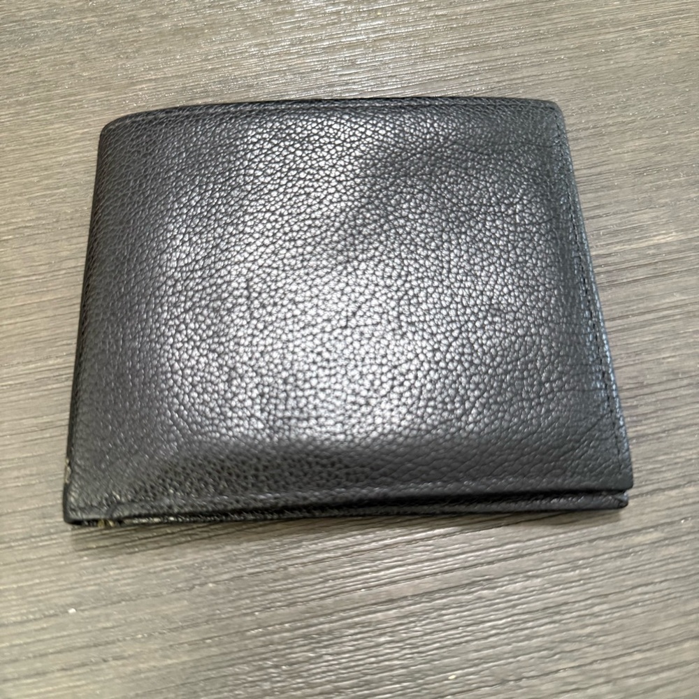 Boconi Black Leather Card Holder - Picture 5 of 7